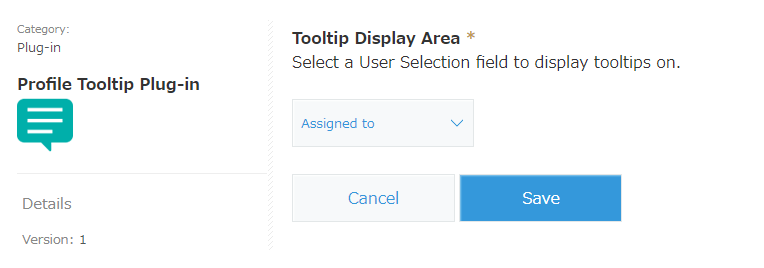Screenshot: The plug-in settings page.