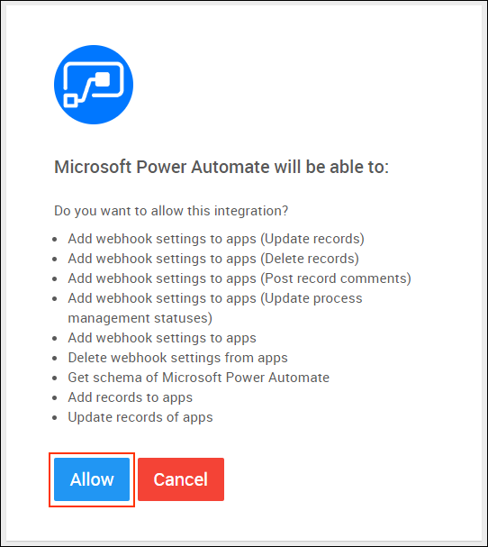 Screenshot: The screen of Microsoft power automate will be able to.